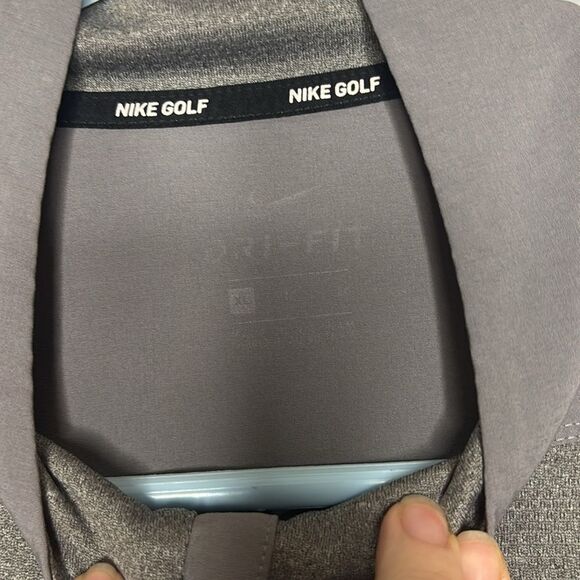 Nike Golf Gray Pullover 1/4 Zip Lightweight Jacket Size XL - Picture 8 of 11